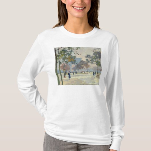 De Arc de Triomphe in het najaar van Parijs T-shirt (Voorkant)