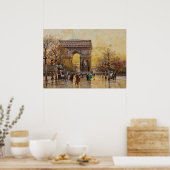 De Arc de Triomphe, Parijs door Eugene Galien Lalo Poster (Keuken)