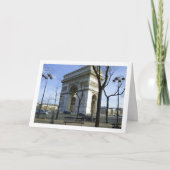 De Arc De Triomphe, Parijs, Frankrijk Kaart (Voorkant)