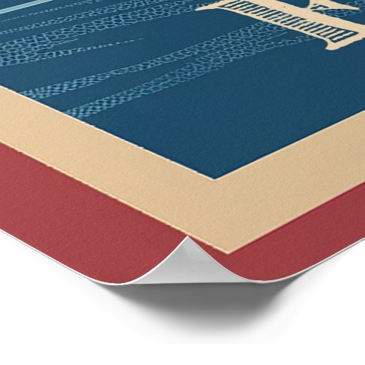 De Arc de Triomphe Vintage Poster (Hoek)