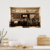 De Arcade Bowling Alley Poster (Keuken)