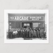 De Arcade Bowling Alley  Saloon Briefkaart (Voorkant)