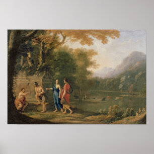 De Arcadiaanse herders Poster