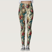 De Arcane Anarchie - Gotisch Victoriaans Leggings (Voorkant)