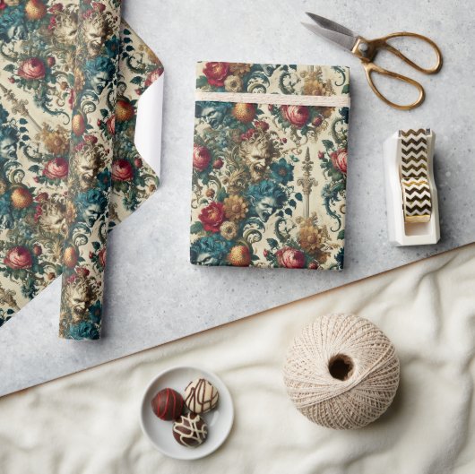 De Arcane Anarchie - Gotische Bloemen Bandana Cadeaupapier (Crafts)