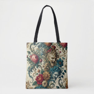 De Arcane Anarchy - Gotische Groteske Bloemenrel Tote Bag