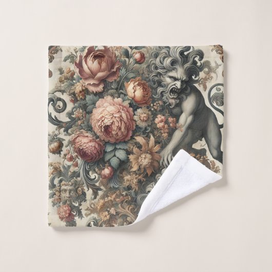 De Arcane Apex - Gotisch Victoriaans Bad Handdoek (Wasdoekje)