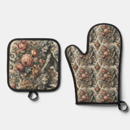 De Arcane Apex - Gotisch Victoriaans Ovenwant & Pannenlap Set