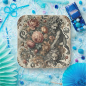 De Arcane Apex – Mythische Bloemen Papieren Bordje (Feest)