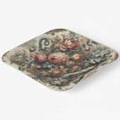 De Arcane Apex – Mythische Bloemen Papieren Bordje (Gebogen)