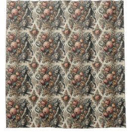 De Arcane Apex – Mythische gotische barok Douchegordijn