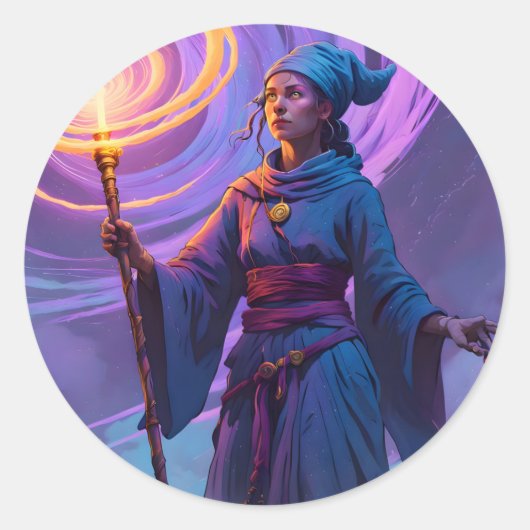 De Arcane Path -  Ronde Sticker (Voorkant)