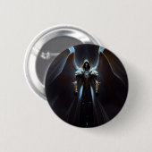 De Arch Angel Uriel Ronde Button 5,7 Cm (Voorkant /achterkant)