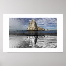 De Arch Cabo Mexico Reflectie Fotografie Poster