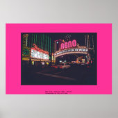 De Arch, het centrum van Reno, Nevada Poster (Voorkant)