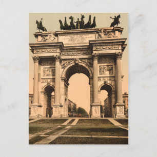 De Arch of Peace, Milaan, Lombardije, Italië Briefkaart