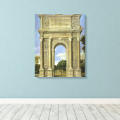 De Arch of Triumph Canvas Afdruk (Insitu (Houten vloer))