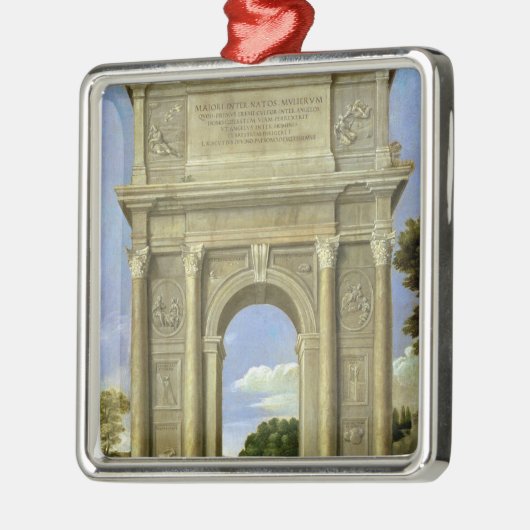 De Arch of Triumph Metalen Ornament (Links)