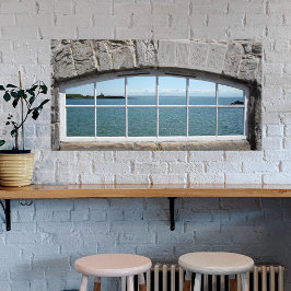 De Arch van het Venster van de kans met Uitzicht v Poster