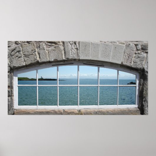 De Arch van het Venster van de kans met Uitzicht v Poster (Voorkant)