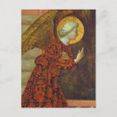 De Archangel Gabriel, c. 1430 (temperatuur op het  Briefkaart (Voorkant)