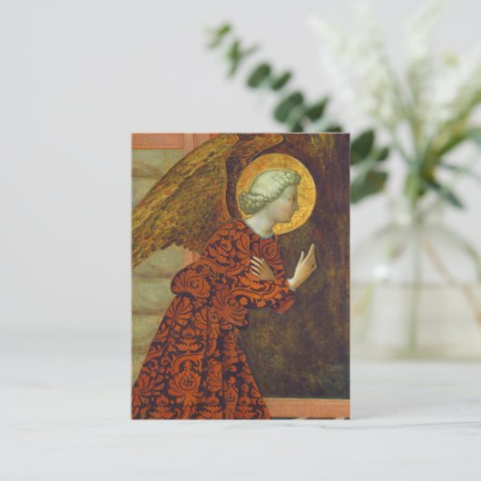 De Archangel Gabriel, c. 1430 (temperatuur op het Briefkaart (Staand voorkant)