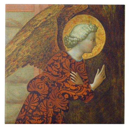 De Archangel Gabriel, c. 1430 (temperatuur op het  Tegeltje (Voorkant)