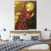 De Archangel Gabriel Canvas Afdruk (Insitu (Slaapkamer))