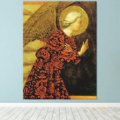 De Archangel Gabriel Canvas Afdruk (Insitu (Houten vloer))