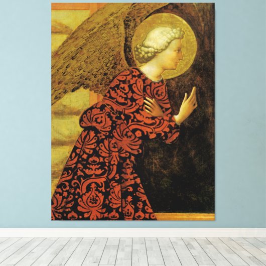 De Archangel Gabriel Canvas Afdruk (Insitu (Houten vloer))