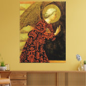 De Archangel Gabriel Canvas Afdruk (Insitu (Woonkamer))