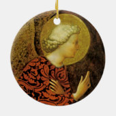 De Archangel Gabriel Keramisch Ornament (Achterkant)