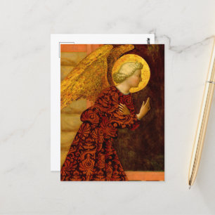 De Archangel Gabriel van Masolino da Panicale Briefkaart
