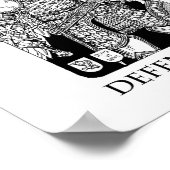 De Archangel Michael 8 x 10 inch afdrukken Poster (Hoek)