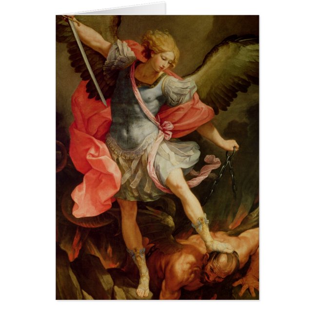 De Archangel Michael die Satan verslaat (Voorkant)
