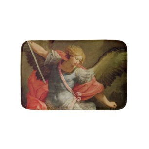 De Archangel Michael die Satan verslaat Badmat
