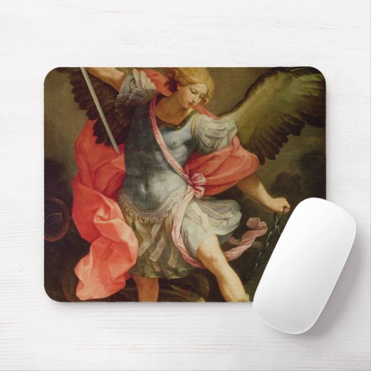 De Archangel Michael die Satan verslaat Muismat (Met muis)