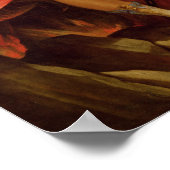 De Archangel Michael die Satan verslaat Poster (Hoek)