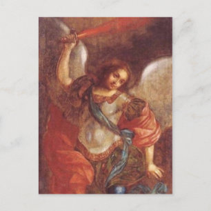 De Archangel St. Mikhail door Vladimir Borovikovsk Briefkaart