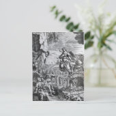 De archangel Uriel informeert Gabriel Briefkaart (Staand voorkant)