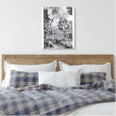 De archangel Uriel informeert Gabriel Canvas Afdruk (Insitu (Slaapkamer))