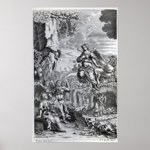 De archangel Uriel informeert Gabriel Poster