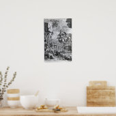 De archangel Uriel informeert Gabriel Poster (Keuken)