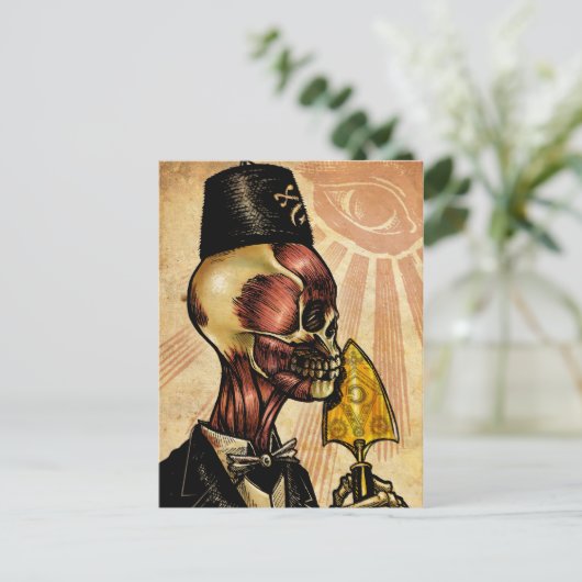 De architect briefkaart (Staand voorkant)