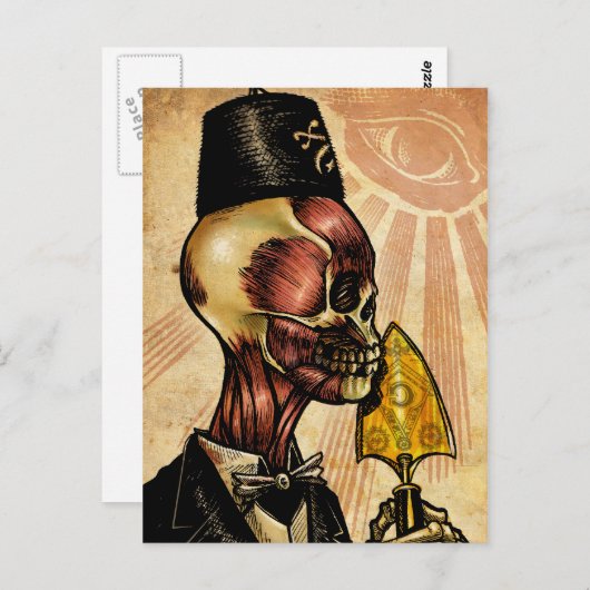 De architect briefkaart (Voorkant / Achterkant)