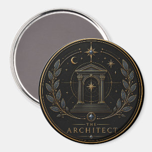 De Architect Steenbok Archetype Cirkelmagneet Magneet