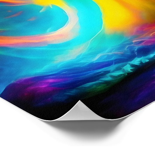 De architect Surreal Art Poster (Hoek)