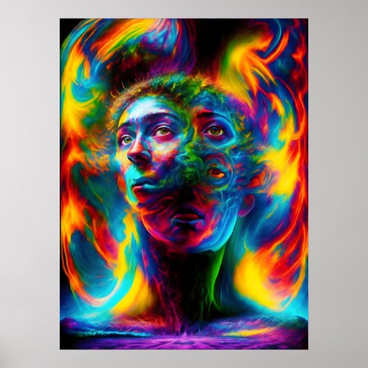 De architect Surreal Art Poster (Voorkant)