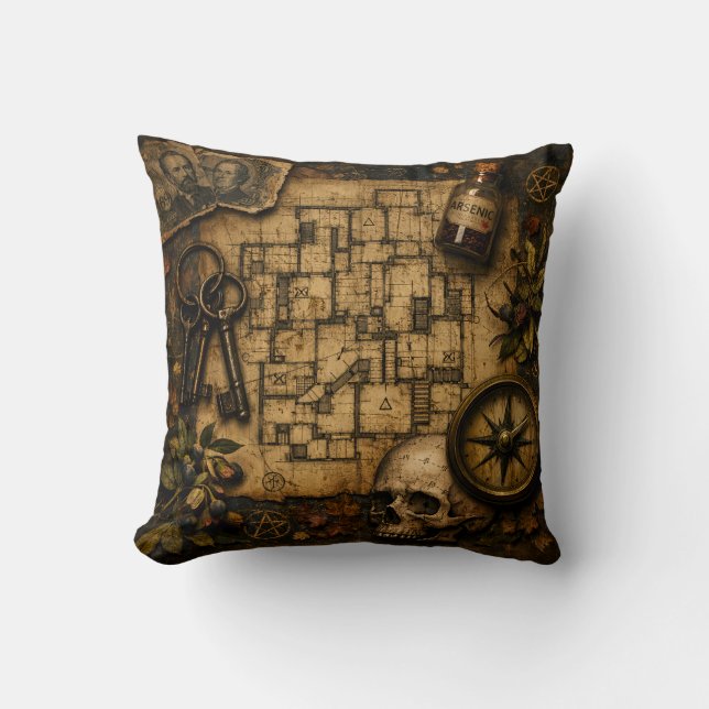 De Architect van de Dood: H.H. Holmes Moordkasteel Kussen (Voorkant)
