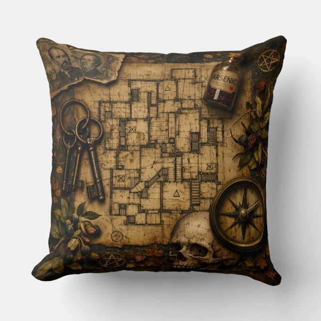 De Architect van de Dood: H.H. Holmes Moordkasteel Kussen (Voorkant)